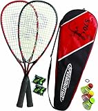 Speedminton ® Set S70 für Einsteiger, rot/schwarz