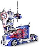 CINASA Transformers Spielzeug, Optimus Prime Actionfigur Studio One-Click Transforming Fernbedienung...