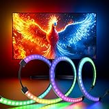 Meewata Monitor Hintergrundbeleuchtung, Farbsynchronisation mit 27-Zoll-Bildschirm, USB-gespeiste...