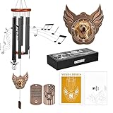 OneTigris Grabstein Hund, Windspiele mit Ehren-Hundemarke und Bilderrahmen, Austauschbare Fotos, fur...