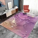 ROSURUG Deko Kinderzimmer Rug Carpet Orientteppich Golden Lava Simple Teppich schmutzabweisend...