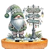 Deko für Gartenzwerge - Extravagante Garten-Akzente, Rasenfiguren mit Zwergen | Acryl Gartenzwerg...