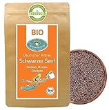 BIO Schwarze Senfkörner 250g - Deutscher Anbau - Würzen & Senf herstellen - PEPPERMINTMAN