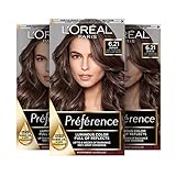 L'Oréal Paris Permanente Haarfarbe, Haarfärbeset mit Coloration und Farbglanz-Pflegebalsam,...