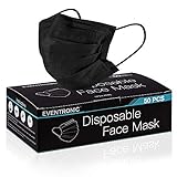 Eventronic op masken, 50 Stück super Bequeme dreischichtige atmungsaktive Maske mit...