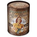 Nostalgic-Art Retro Spardose 1 Liter Coffee Fund - Geschenkidee für Kaffeeliebhaber, Geldscheinbox...