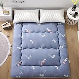 Japanische Futon-Matratze, 8 cm dick, faltbare Tatami-Isomatte, Einzelbett, Doppelbett,...