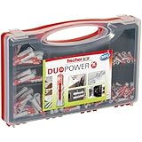 fischer Red-Box DuoPower, Sortimentbox mit 280 DuoPower Dübeln (30 Stk. 5 x 25, 140 Stk. 6 x 30, 80...