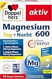 Doppelherz Magnesium 600 Tag und Nacht 2-Phasen-DEPOT - Magnesium trägt zur normalen Muskelfunktion...