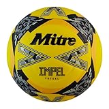 Mitre Impel Futsal 24 Fußball, Unisex, für Erwachsene, Fluo Gelb/Schwarz/Kreisgrau, 3
