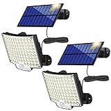 Kingband Solarlampen für Außen, [2 Stück] 106 LED Solarlampen für Außen mit Bewegungsmelder,...