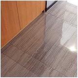 Strapazierfähige transparente Stuhlmatte, 140 x 160 cm, PVC-Bodenschutz für Teppich und Hartholz,...