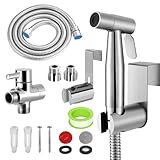 WEIDMAX Bidet-Handbrause, Hand Gehalten Bidet Sprayer Edelstahl Sprayer mit 49-Zoll-Schlauch und...