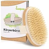 lampox® Trockenbürste, Körperbürste, Peelingbürste, Massagebürste, Peeling, verbessert...