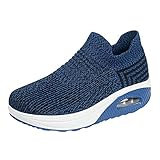Woaikeyu Ohne Schnürsenkel, Sneaker, Damen, Outdoor, leicht, Luftkissen, atmungsaktiv, Sportschuhe,...
