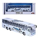 Zerodis 1:50 Simulation Transit Bus Modell,Bus Modell Spielzeug Alloy Pull-Back Busspielzeug mit...