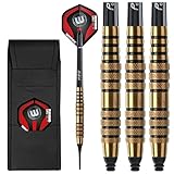 WINMAU Messing 18g Softip Pfeil mit Dartflüge, Dart Stiele und Brieftasche