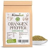 Orangenpfeffer grob 100g für die Pfeffermühle geeignet Gewürzzubereitung Pfeffer-Körner...