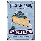 LANOLU Kühlschrankmagnete lustig- Kuchen, Welt retten, glücklich -Geschenke für Back-Fans-...