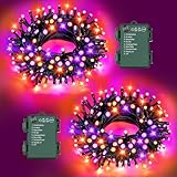FFZZKJ Halloween Lichterkette Batterie Insgesamt 100LED 10M mit Timer 8 Modi Wasserdicht...