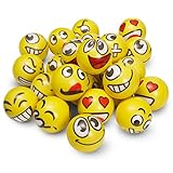 THE TWIDDLERS 24 Emoji Stressbälle, Anti-Stress Wutbälle Spielzeug für Jungen & Mädchen,...