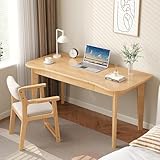 Computertisch aus Massivholz mit Schubladen, modernes Design aus der Mitte des Jahrhunderts für...