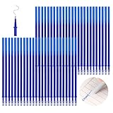 Eokeey 50 Stück Ersatzminen Radierbar, Nachfüllminen für Radierbarer Kugelschreiber,...