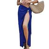 LIUYUYOUGO Strandkleider Damen Sommer,Sarongs Für Damen Strandmode Chiffon Bademode Bikini Überzug...