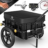 KESSER® Fahrradanhänger, Lastenanhänger, Handwagen mit Kupplung, Hochdeichsel, für Fahrrad...