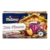 Meßmer Zimt Pflaume | Früchtetee mit Pflaumenaroma| 20 Teebeutel | Vegan | Glutenfrei |...