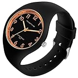 Uhr Damen Armbanduhr Jelly Süßigkeiten Farbe Buntfarbig Frauen Uhren Analog Quarz Damenuhr mit...