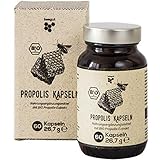 beegut BIO Propolis Kapseln mit BIO Propolis Extrakt in pflanzlicher Kapsel, das Schutzharz der...