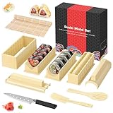 SKYSER Sushi Maker set, 12 Artikel Sushi Maker Kit für Anfänger zum selber machen, Kann als...