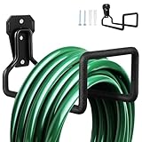 TOBBOMEY 2 Stück Schwerlast Metallhaken für Garage Werkzeugaufhänger und Gartenschlauchhalter...