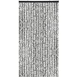 Arsvita Flauschvorhang Türvorhang 90x200 cm in Hellgrau-Weiß - viele Variationen