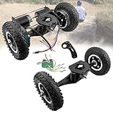 Zowdrix 4wd-Elektro-Skateboard-UmrüStsatz, 2x1650w-GeläNdemotoren, HöChstgeschwindigkeit 40 Km/H,...