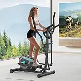 Crosstrainer für Zuhause,Crosstrainer mit 16 Widerstandsstufen,Bluetooth...
