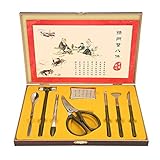 8 Stück Krabbenwerkzeug, Edelstahl Meeresfrüchte Besteck Hummer Krabben Cracker Werkzeug...