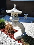 auerco Steintempel im japanischen Stil 'Rankei S' - Handgefertigte Gartenfigur aus regionalem...
