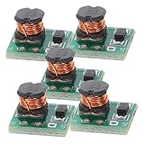 FONDOTIN 5 Stück Teiliges Dc Dc Step Up Converter Board Spannungswandler Boost Eingang Ausgang...