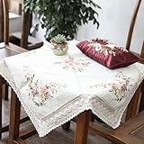 Stickpackung Tischdecken, Stickerei Set Anfänger Gartenblume DIY Handgemachte Kreuzstich...