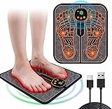 EMS Fußmassagegerät, zur Durchblutungs-und Muskelschmerzlinderung,Fußmassagegerät Elektrisch,8...