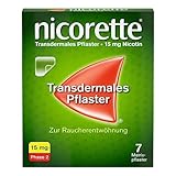 NICORETTE Pflaster mit 15 mg Nikotin – mit Nikotinpflaster Rauchen aufhören – für Phase 1 oder...