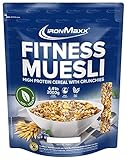 IronMaxx Fitness Müsli - Cookies & Cream 2kg Beutel | Veganes High Protein Müsli mit Crunchies |...