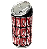Spardose Coca Cola aus Metall, aufklappbar und wiederverwendbar, 12 x 6,5 cm (schwarz/rot),...