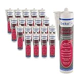 20 x Beko Acryl-Dichtstoff weiß, 310 ml (1 Karton)