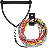 MESLE Wasserski-Leine Pro Slalom 75' 8-Loop, Monoski-Seil, Länge 10,75 m - 23 m,...