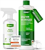 PRINOX® 1030ml Enzymreiniger Konzentrat inkl. Mischflasche I STARKER GERUCHSENTFERNER I Ergibt bis...