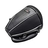 WOSAWE Motorrad Hecktasche Wasserdicht Gepäckträgertasche Tank Tasche PU Leder Motorradgepäck...