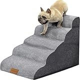 Trhillsbrad Breiter Hundetreppe 5 Stufen 62cm hoch für Kleine Hunde, Hochdichtem Schaumstoff...